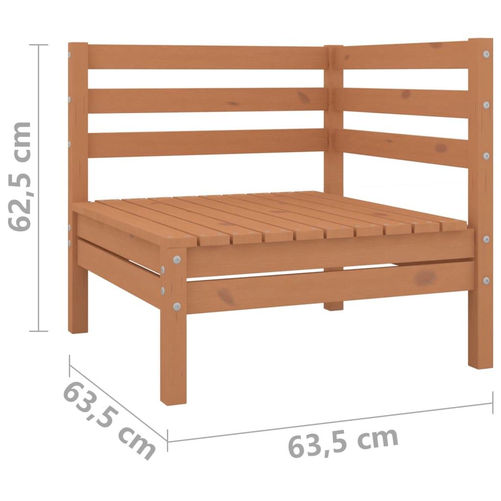 VidaXL Canapé de jardin bois de pin  