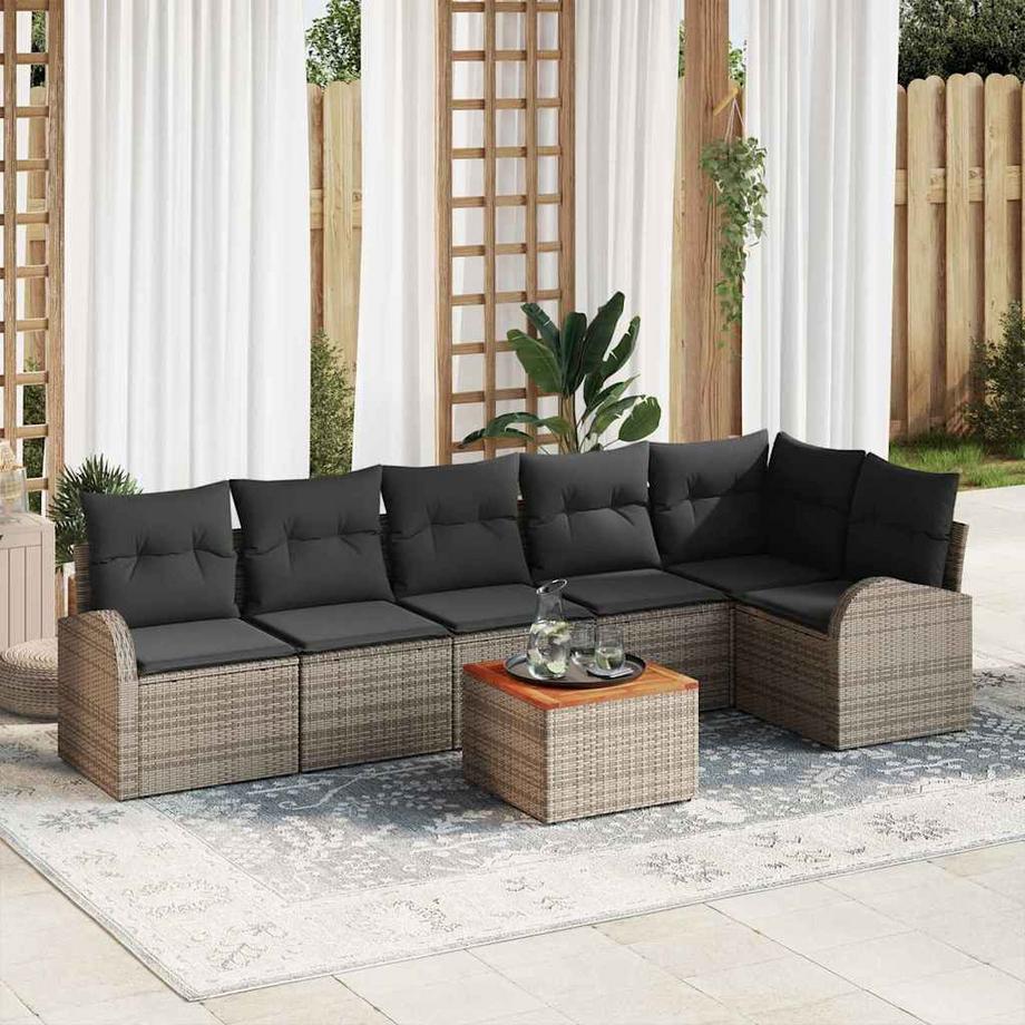 VidaXL Garten sofa set poly-rattan  