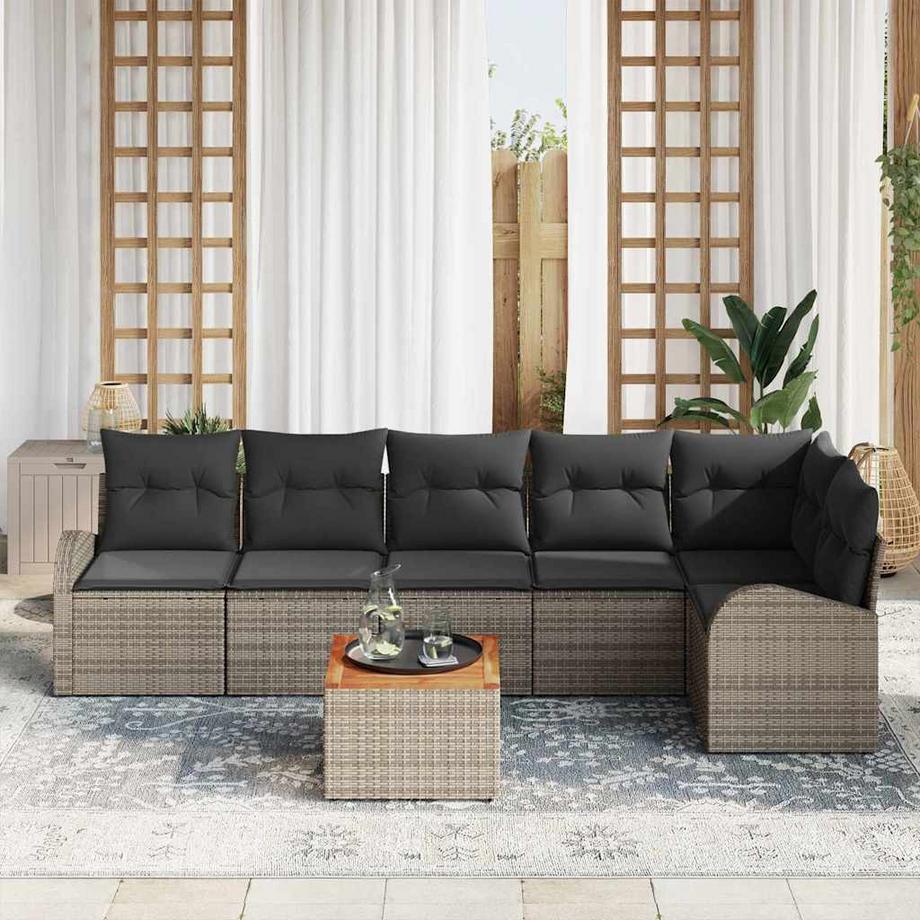 VidaXL Garten sofa set poly-rattan  