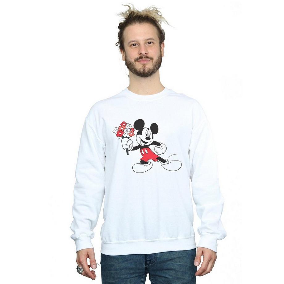 Disney Mickey Mouse Flowers Sweatshirt  