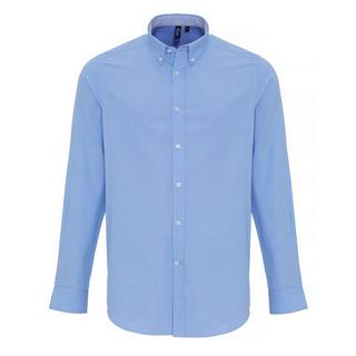 PREMIER Gestreiftes Regular Fit Langarm Button Down Hemd  