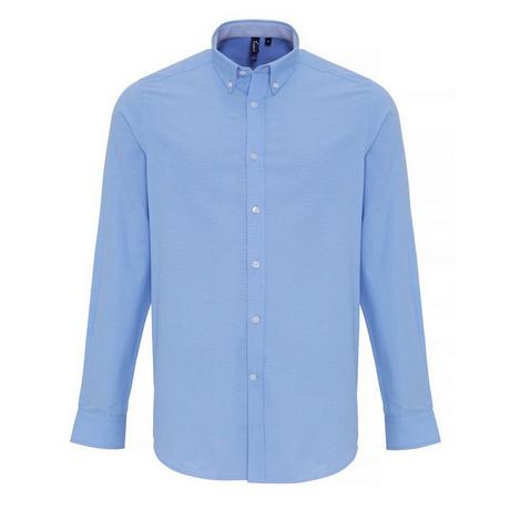 PREMIER Gestreiftes Regular Fit Langarm Button Down Hemd  