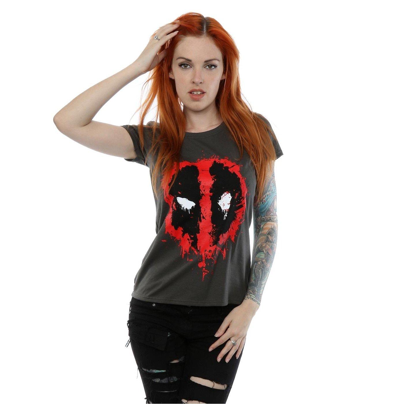 Deadpool Splatter Logo T-Shirt  