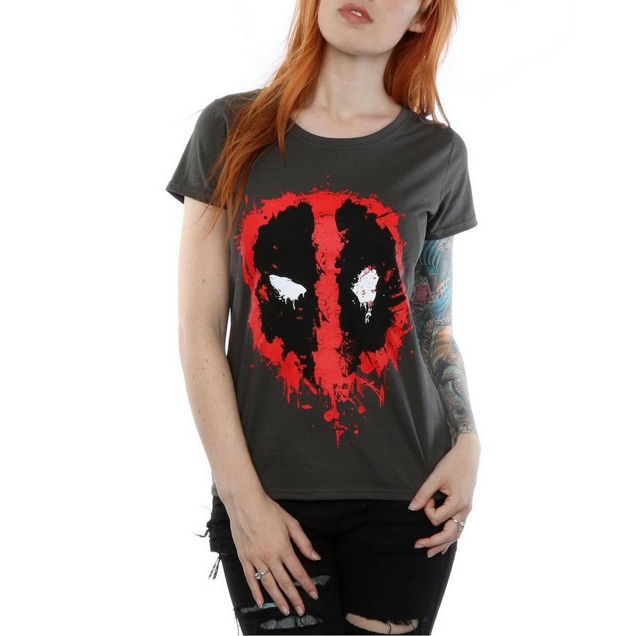 Deadpool Splatter Logo T-Shirt  