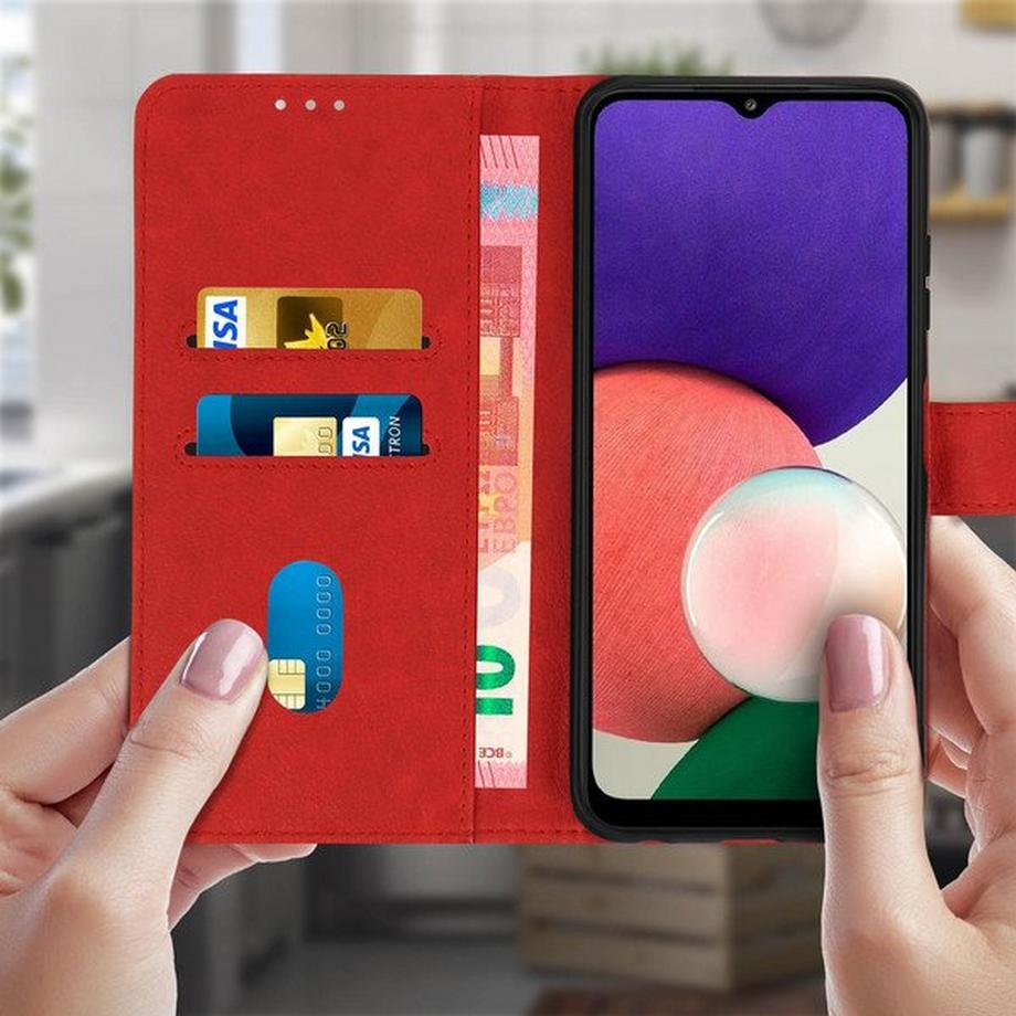 Avizar  Étui Samsung Galaxy A22 5G Rouge 