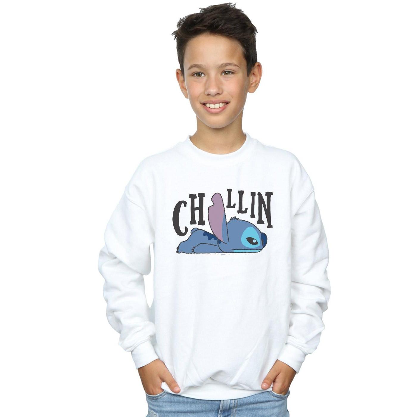 Disney  Lilo And Stitch Chillin Sweatshirt 