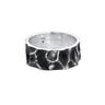 Kuzzoi  Ring  Bandring Geschmiedet Used Look 925 Silber 