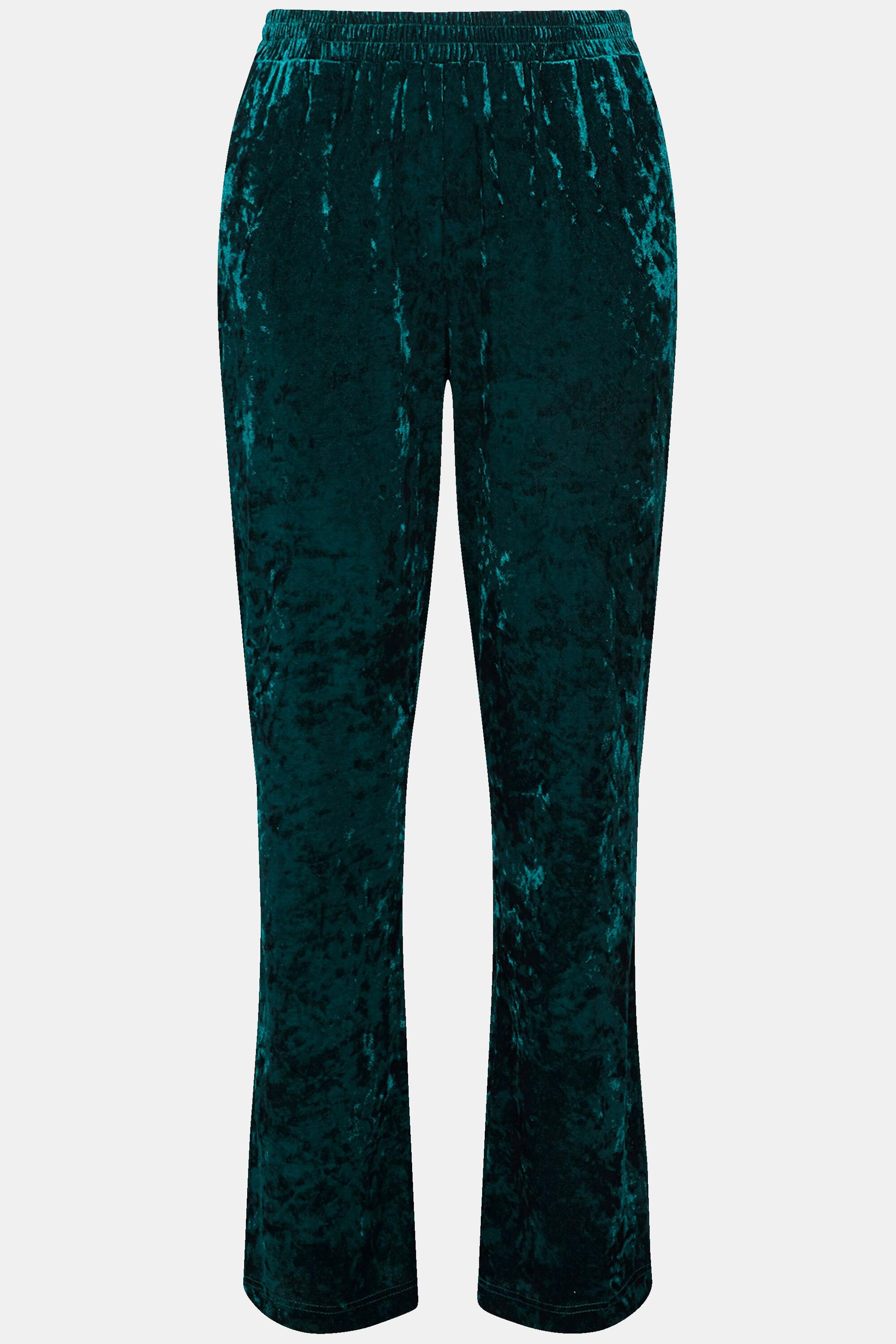 Ulla Popken Pantaloni in velluto Ruby gamba dritta  