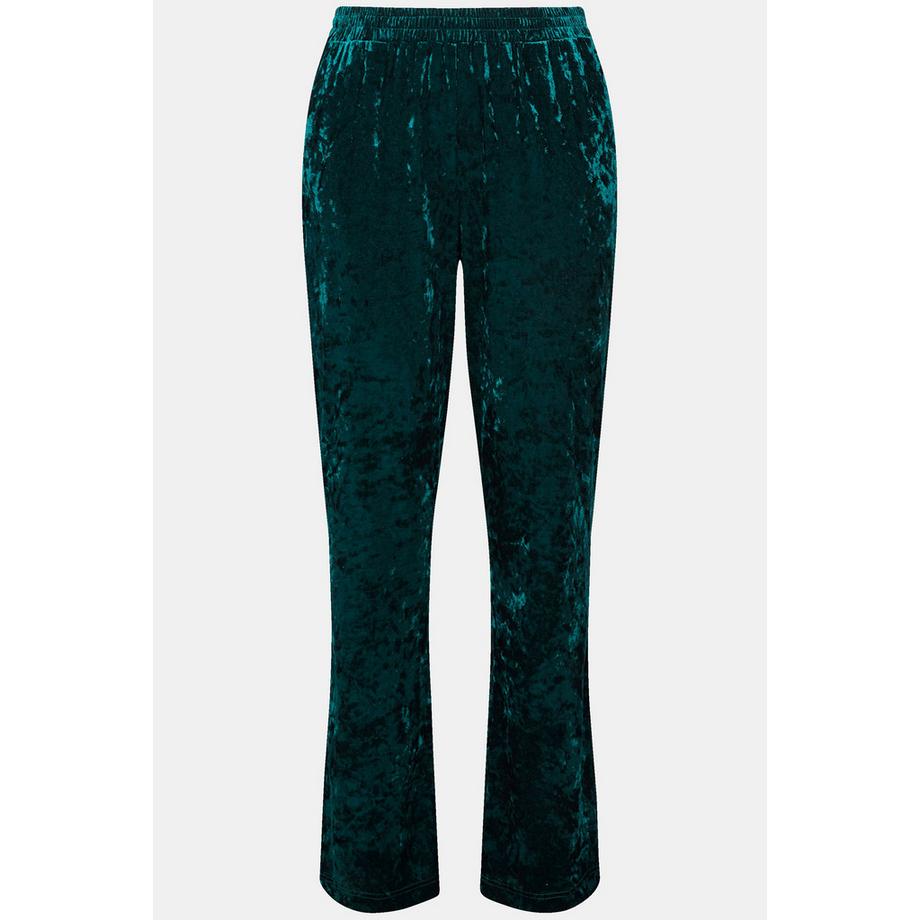 Ulla Popken Pantalon en velours Ruby jambe droite  