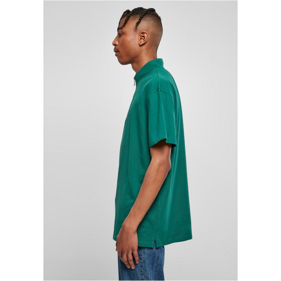 URBAN CLASSICS Half Zip Oversized T-Shirt  