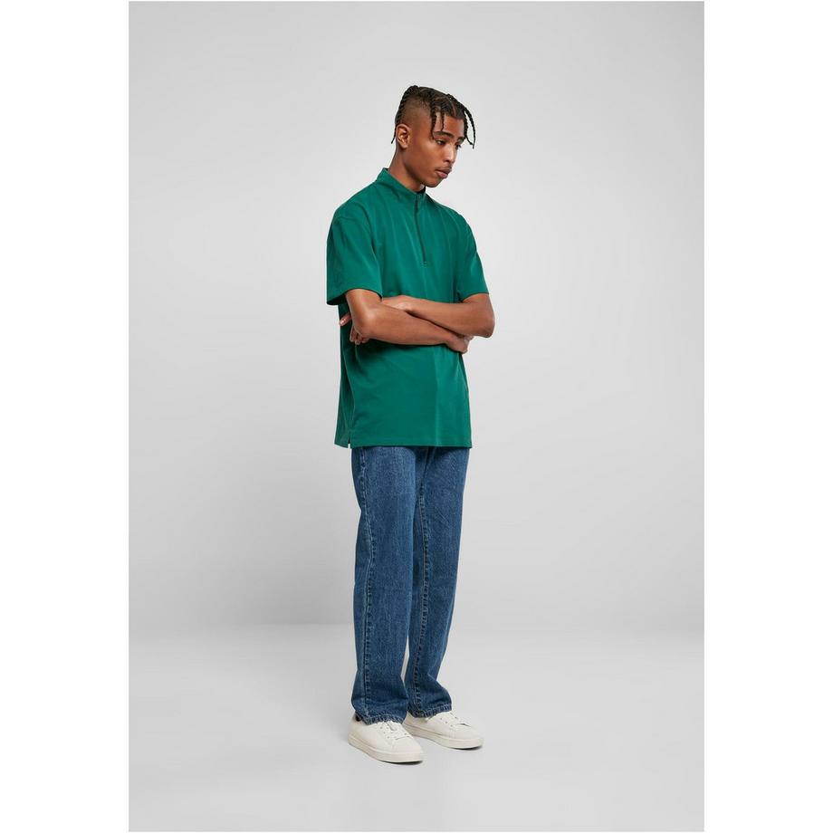 URBAN CLASSICS Half Zip Oversized T-Shirt  