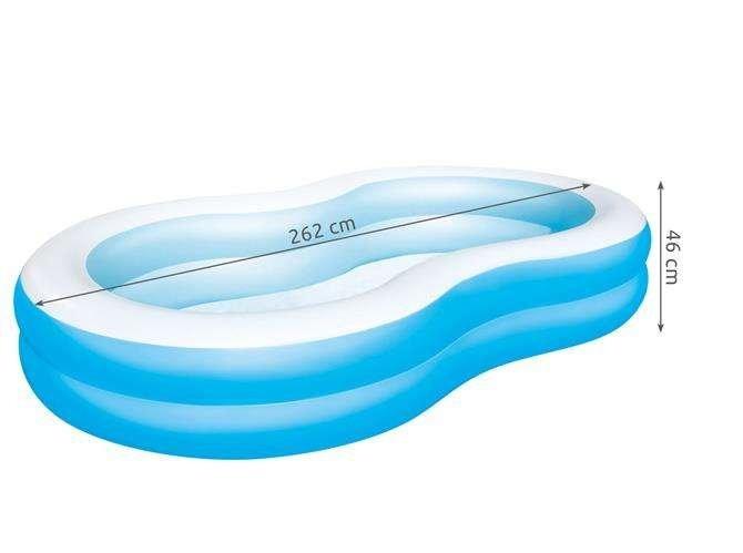 Bestway  Piscina gonfiabile BESTWAY 54117 262x157x46 cm 