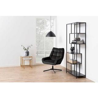 mutoni Fauteuil relax Ilan gris-brun  