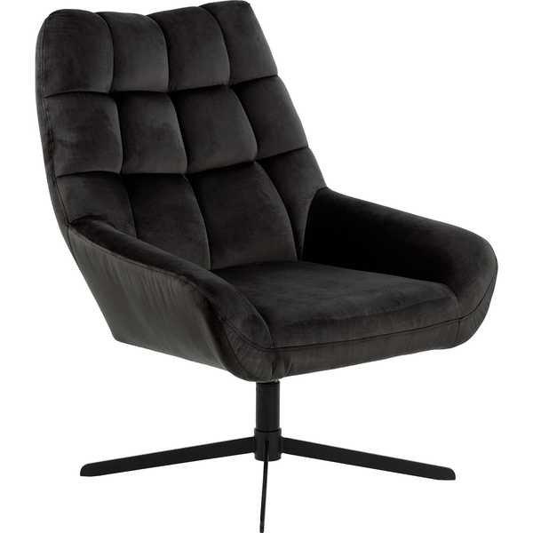 mutoni Fauteuil relax Ilan gris-brun  