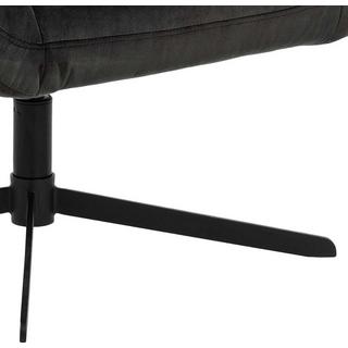 mutoni Poltrona reclinabile Ilan grigio-marrone  