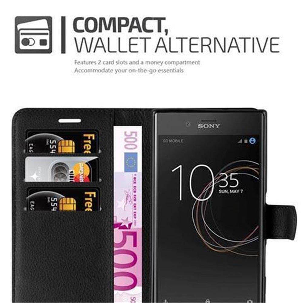 Cadorabo  Housse compatible avec Sony Xperia XZ / XZs - Coque de protection avec fermeture magnétique, fonction de support et compartiment pour carte 