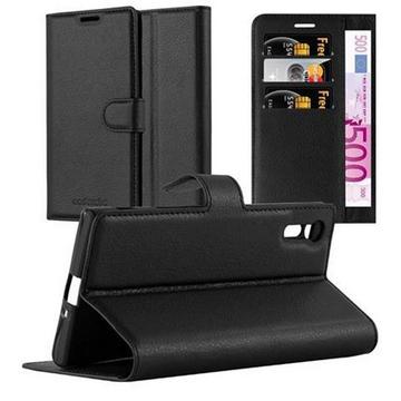 Housse compatible avec Sony Xperia XZ / XZs - Coque de protection avec fermeture magnétique, fonction de support et compartiment pour carte