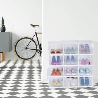 Northix Boîtes de rangement pour chaussures, lot de 12  
