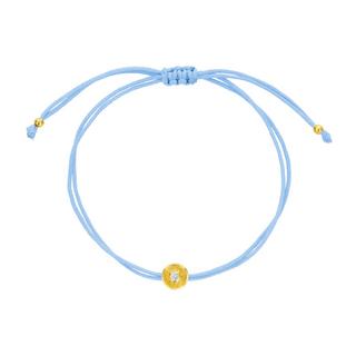 Steinkult  Armband mit Diamant in silbervergoldeter Fassung "My special diamond" 