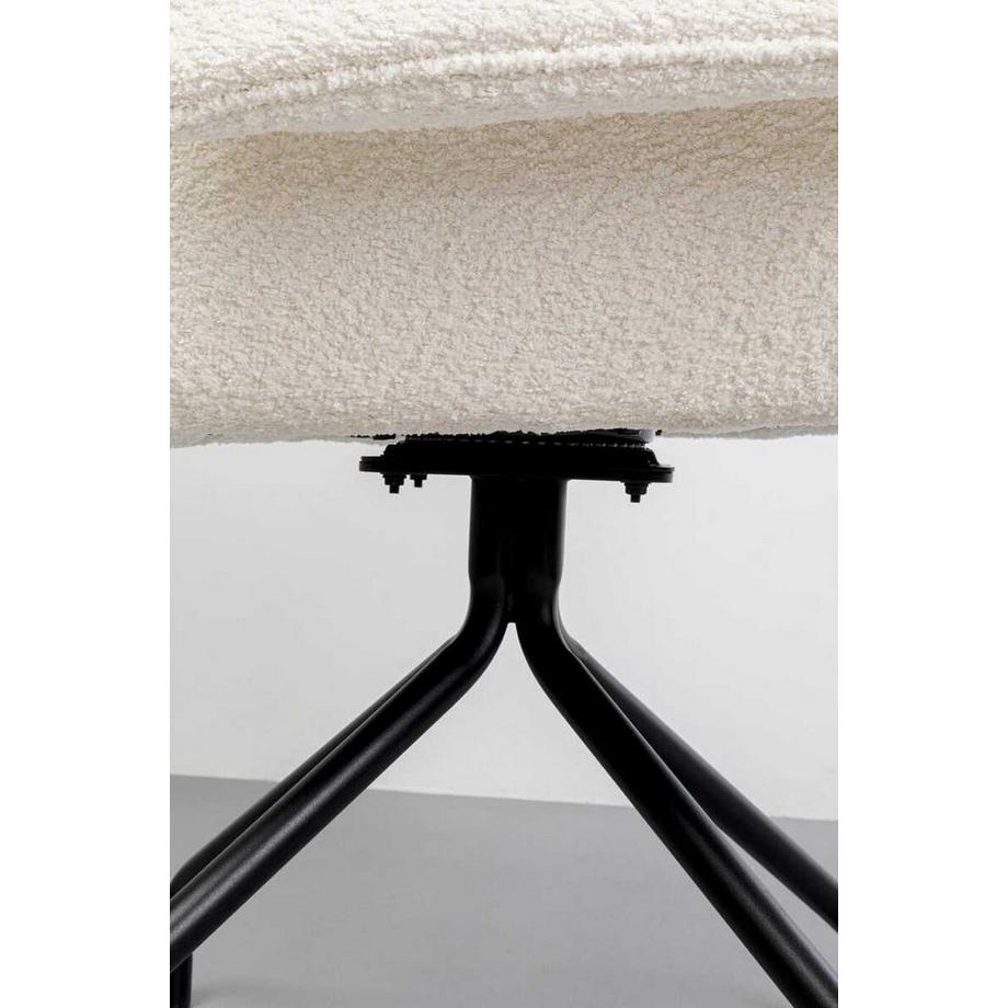 KARE Design Drehstuhl Bess creme  