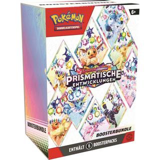 Pokémon  TCG: Karmesin & Purpur KP08.5 - Prismatische Entwicklungen Booster Bundle (6 Packs) - DE 