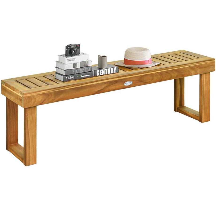 Northix Banc de jardin en bois, capacité de charge de 320 kg  