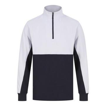 Trainingsjacke mit kurzem Reißverschluss