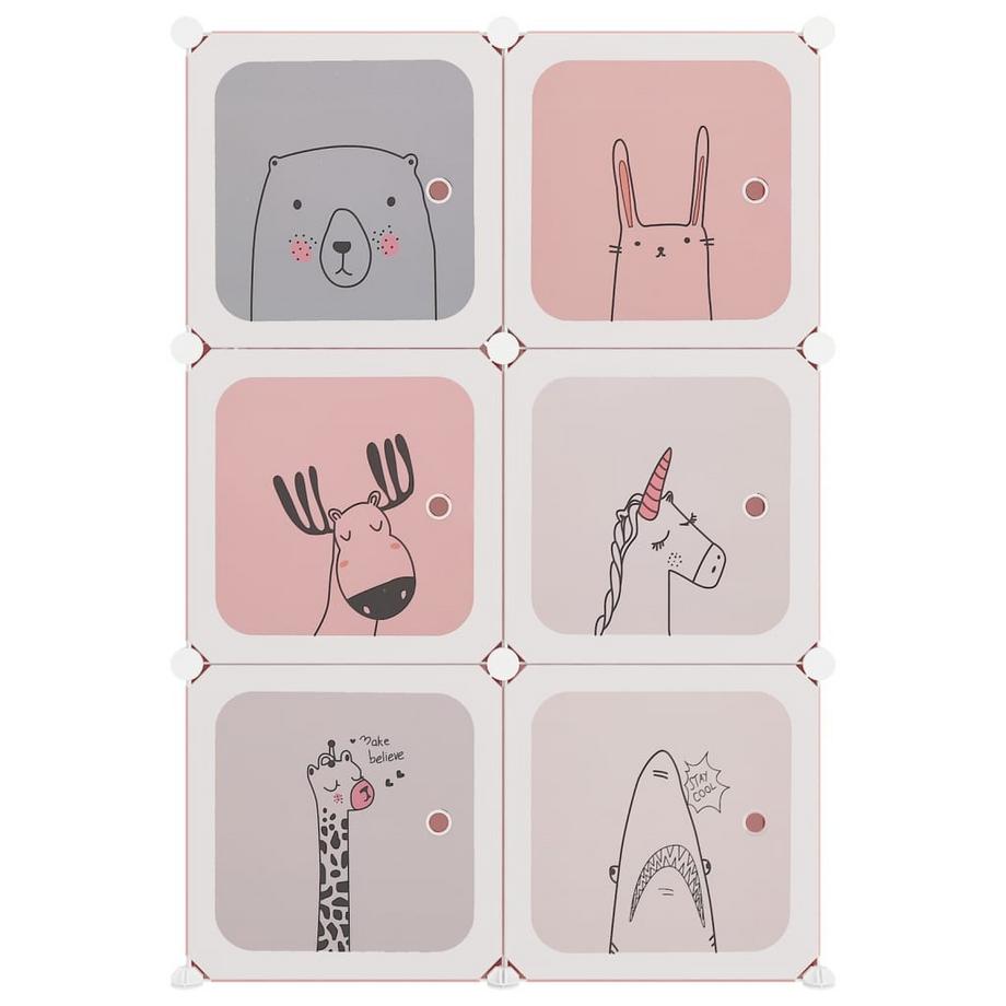 VidaXL Kinderschrank polypropylen  