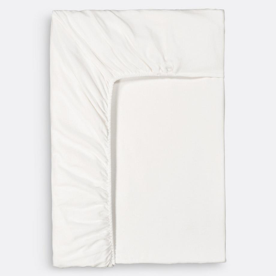 La Redoute Intérieurs Protège matelas en molleton absorbant de coton antiacarien bonnet 20 cm  