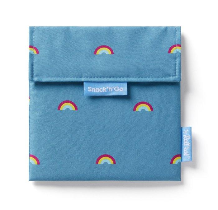 Roll'eat  Roll'eat Snack’n’Go Icons Rainbow Sac repas Polyuréthane thermoplastique (TPU), Polyester Bleu, Multicolore 