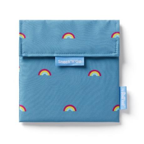 Roll'eat  Roll'eat Snack’n’Go Icons Rainbow Sac repas Polyuréthane thermoplastique (TPU), Polyester Bleu, Multicolore 