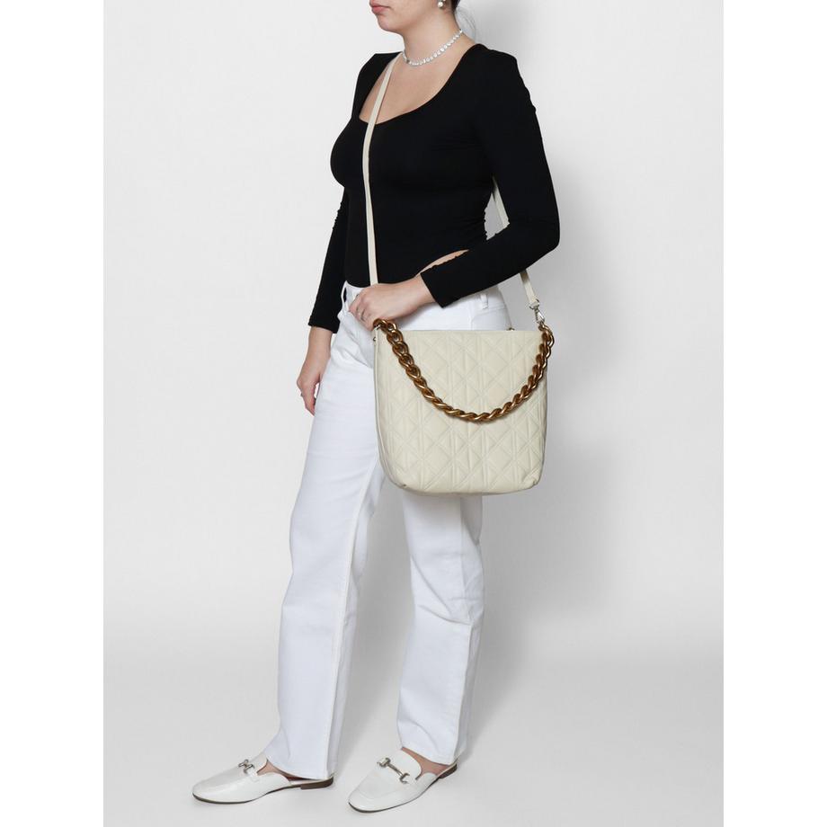 Gave Lux Borsa a tracolla trapuntata con catena  