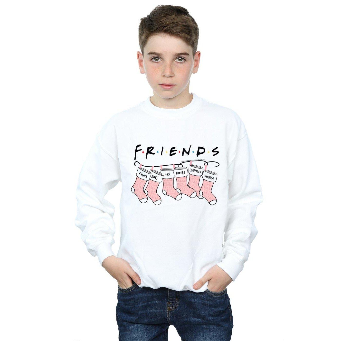 Friends  Christmas Stocking Logo Sweatshirt 