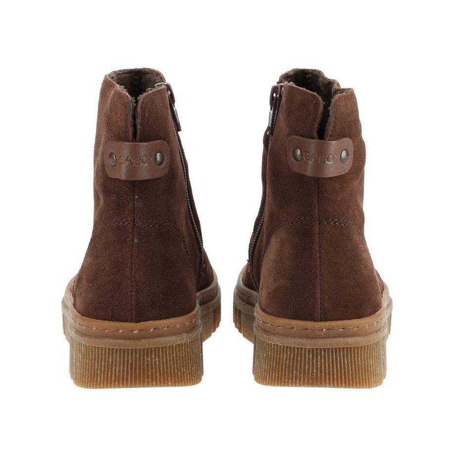 Gabor Veloursleder Stiefelette mit Plateausohle  