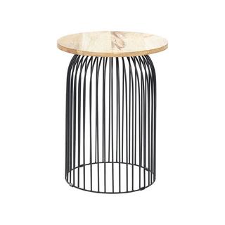 Beliani Beistelltisch aus Mangoholz Modern WILLS  