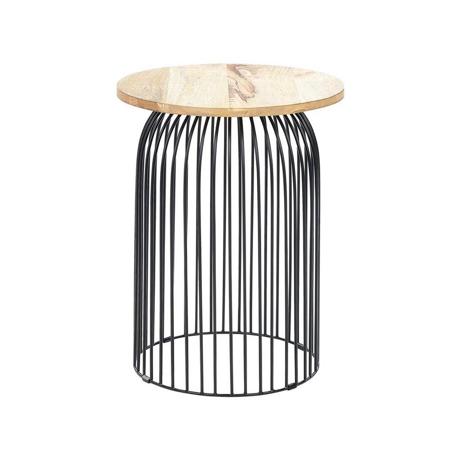 Beliani Beistelltisch aus Mangoholz Modern WILLS  