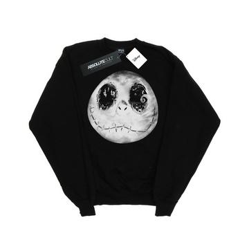 Nightmare Before Christmas Jack Moon Face Sweatshirt