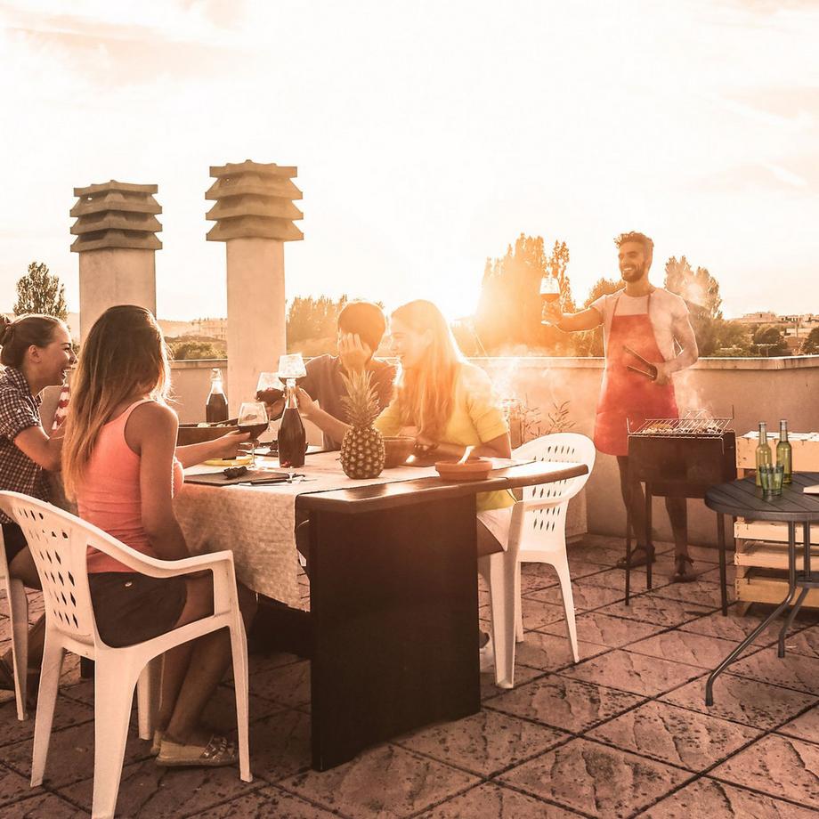 Northix Runder Gartentisch  