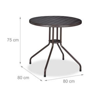 Northix Table de jardin ronde  