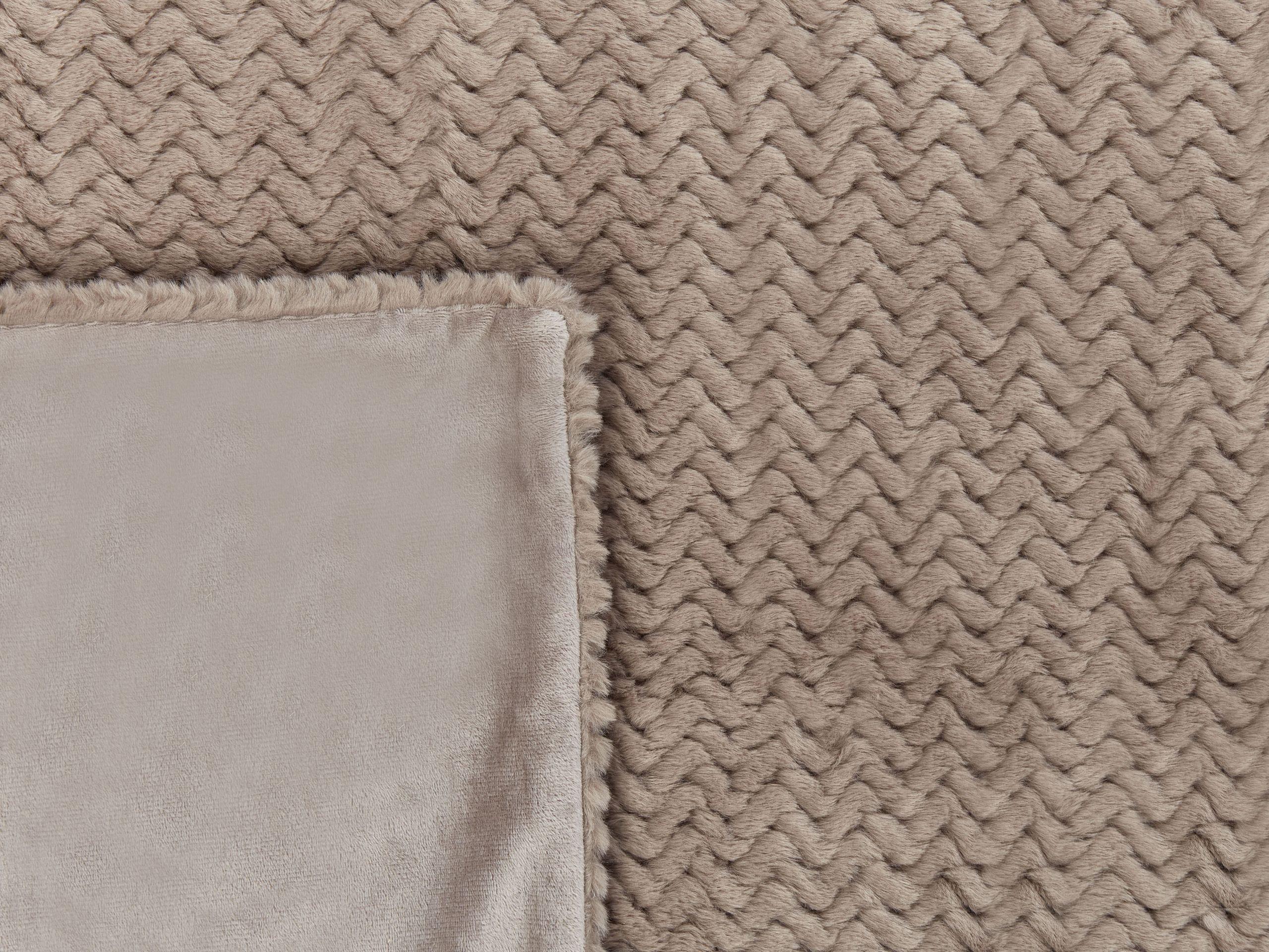 Beliani SURMI Couvre-lit en Fourrure Synthétique  