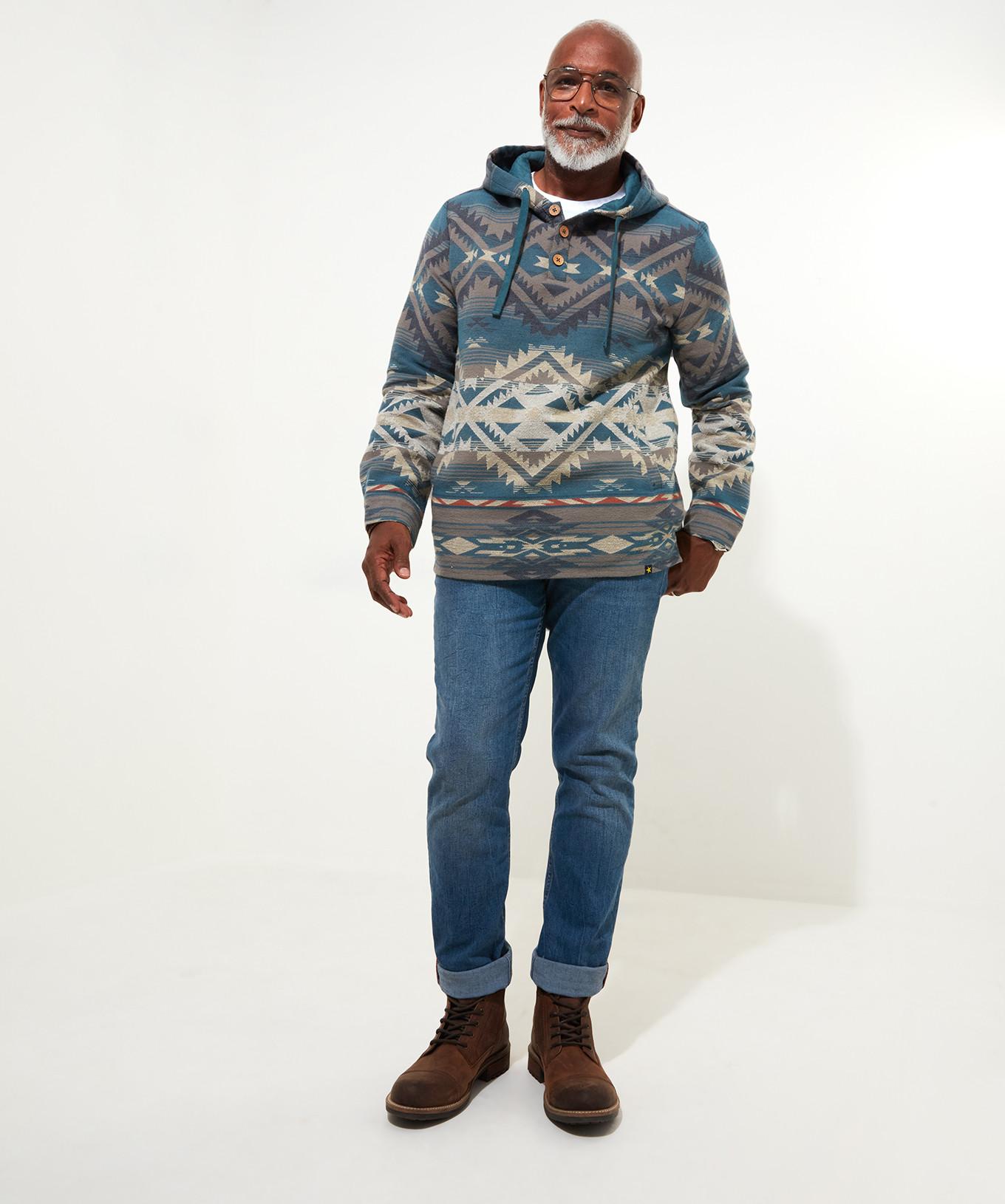 Joe Browns Felpa con Cappuccio Tessuta Artigianale Unica  