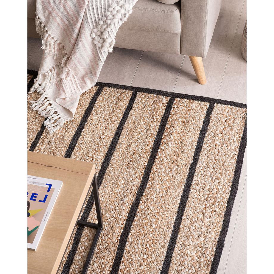Beliani Tapis en Jute Boho KARADONA  