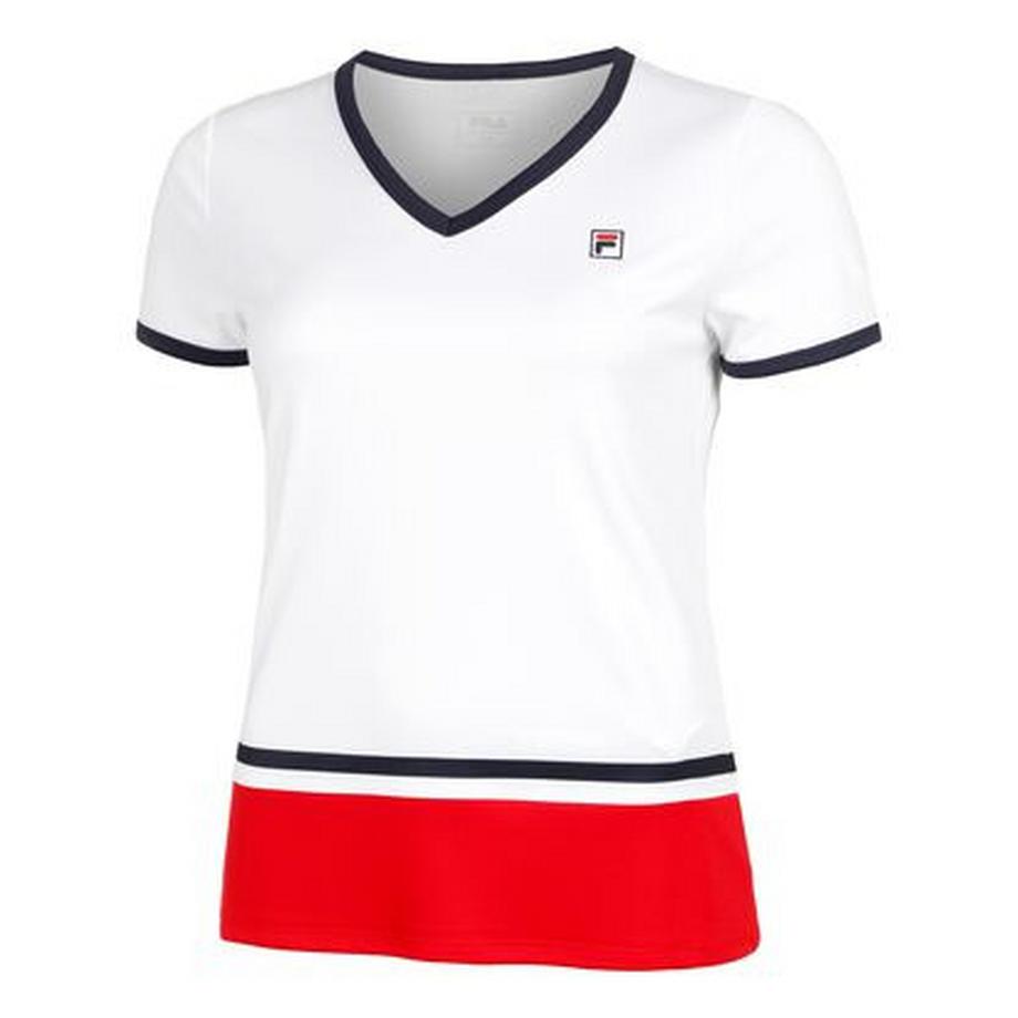 T-SHIRT ELISABETH WHITE/RED GIRL
