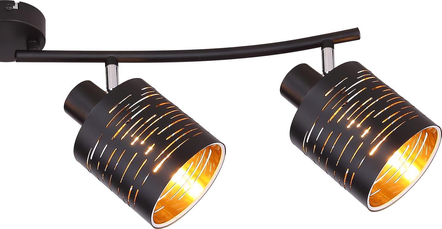 mutoni Projecteur Tunno métal noir 4xE14  