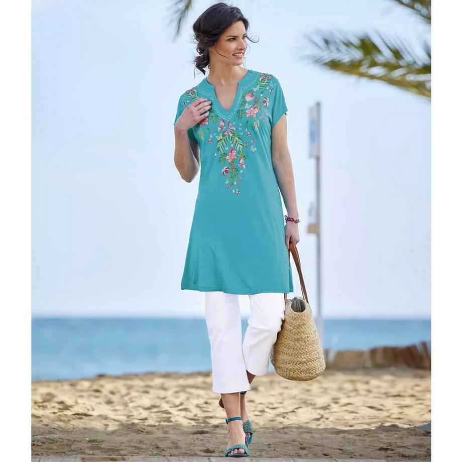 Atlas For Women Pantacourt avec taille élastiquée  