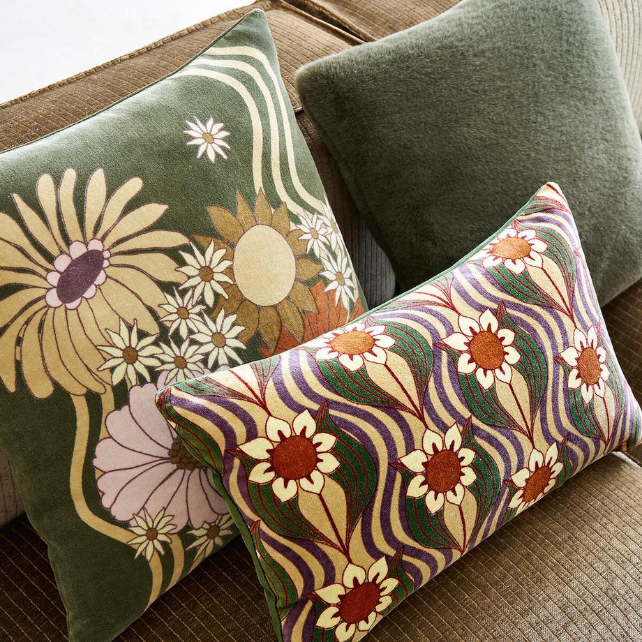 La Redoute Intérieurs Housse de coussin Annie en velours  