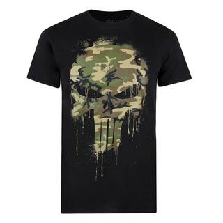 The Punisher Logo Camouflage Totenkopf T-Shirt  