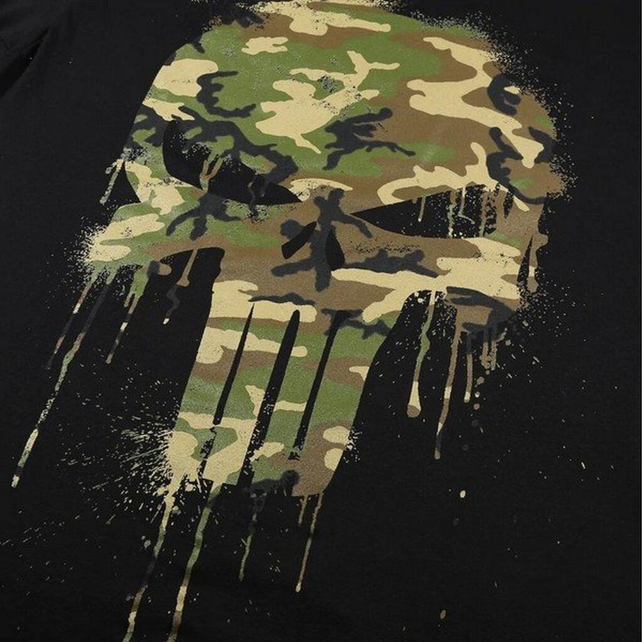 The Punisher Logo Camouflage Totenkopf T-Shirt  