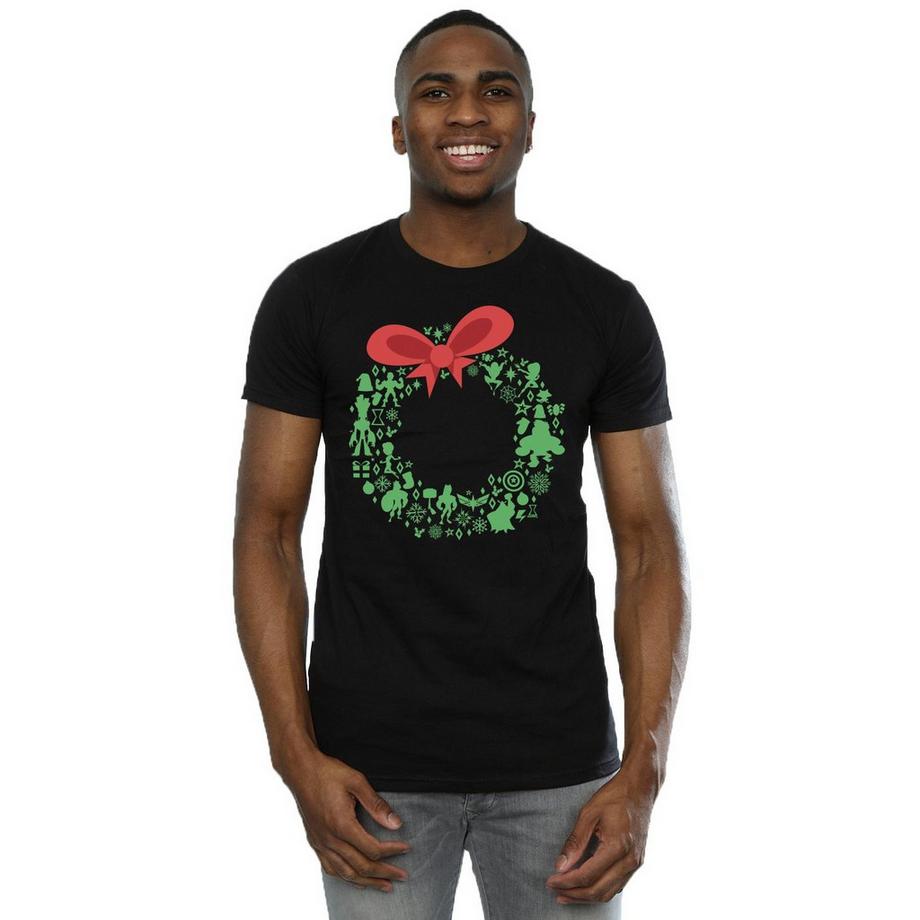 MARVEL Avengers Weihnachtskranz T-Shirt  