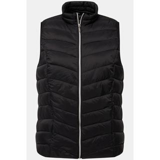 Ulla Popken  Gilet matelassé HYPRAR avec col montant, en tissu déperlant 